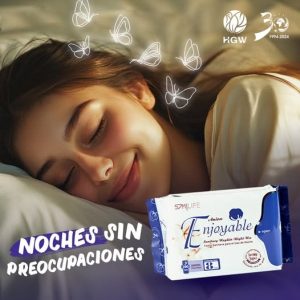 toallas sanitarias de noche hgw con aniones y turmalina proteccion intensiva